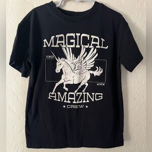 CAT & JACK “Magical Amazing Crew” Girls T-Shirt- Size 6/7 (S)